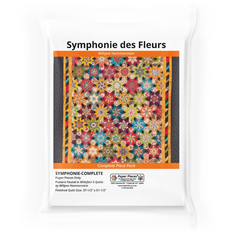 Symphonie des Fleurs from Millefiori Quilts 5 by Willyne Hammerstein