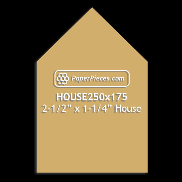 2-1/2" x 1-3/4" House