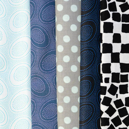 PRE-ORDER: Contrast Fanfare by Kaffe Fassett and Paper Pieces® Bundle | FREE Acrylic Template Set