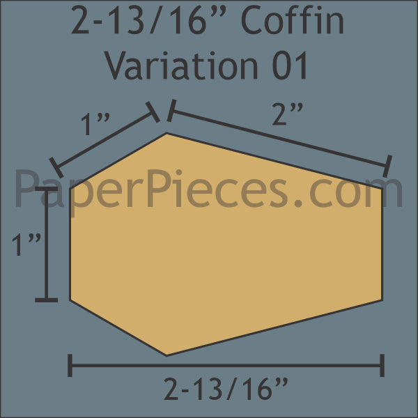 2-13/16" Coffin Variation 01