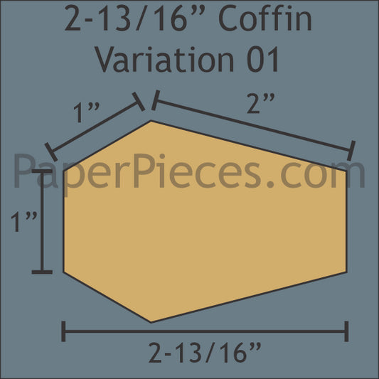 2-13/16" Coffin Variation 01