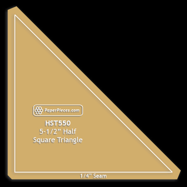 5-1/2" Half Square Triangle