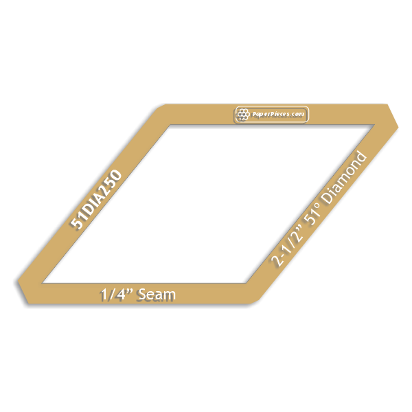 2-1/2" 51 Degree Diamond