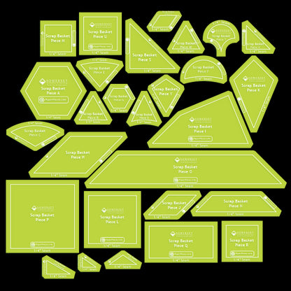 Scrap Basket by Karen Styles of Somerset Patchwork & Quilting