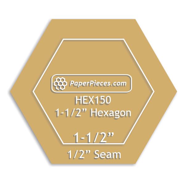 1-1/2" Hexagons