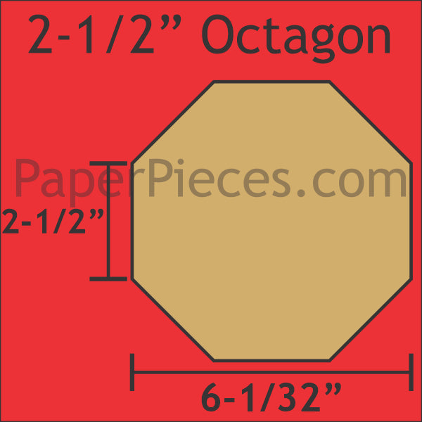 2-1/2" Octagon