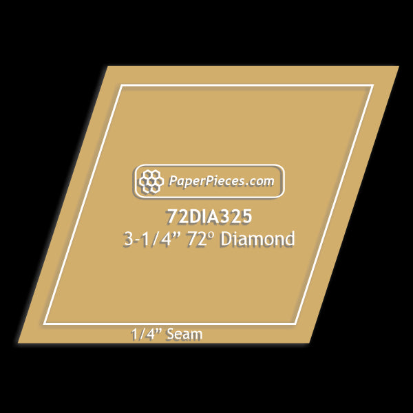 3-1/4" 72 Degree Diamond