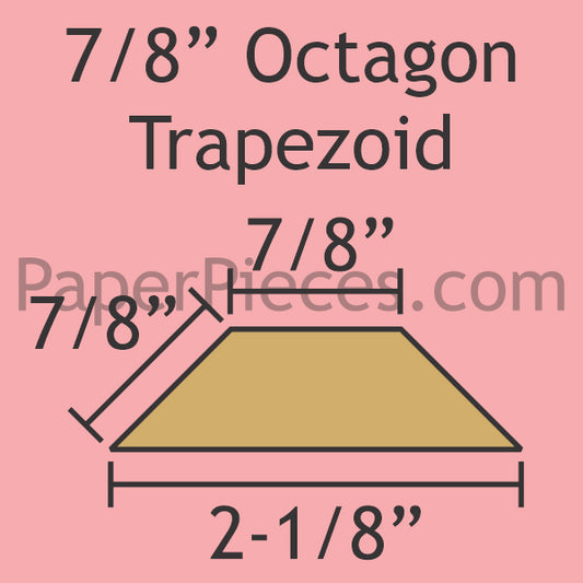 7/8" Octagon Trapezoid