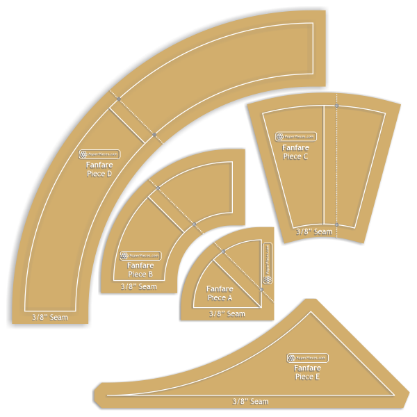 PRE-ORDER: Contrast Fanfare by Kaffe Fassett and Paper Pieces®