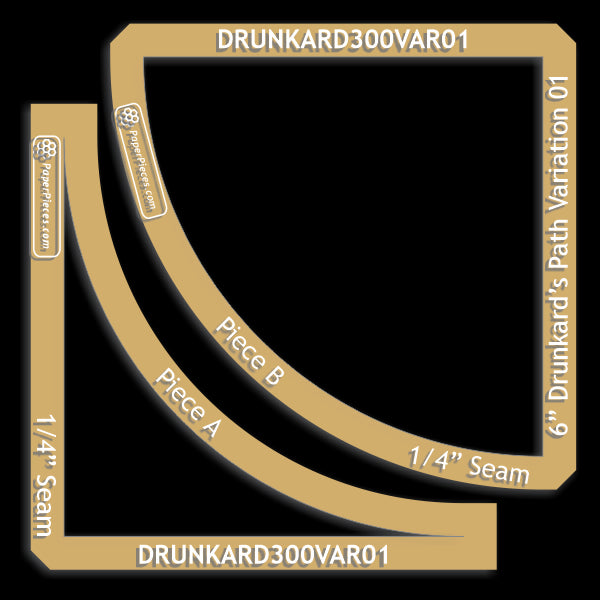 3" Drunkard's Path Variation 01