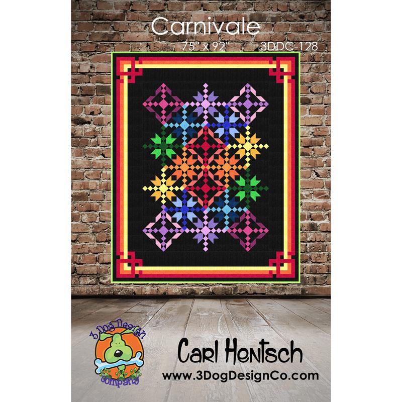 Carnivale Pattern by Carl Hentsch of 3 Dog Design Co.