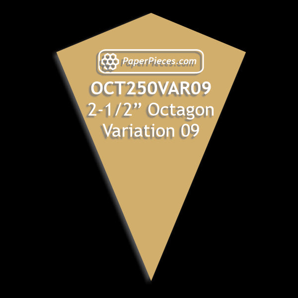 2-1/2" Octagon Variation 09