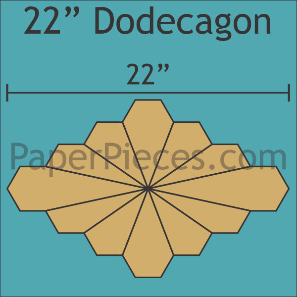 22" Dodecagon Block
