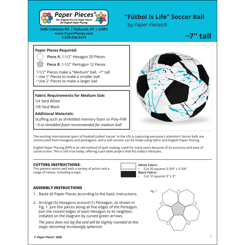 Futbol is Life (FREE PDF Download) by Paper Pieces®