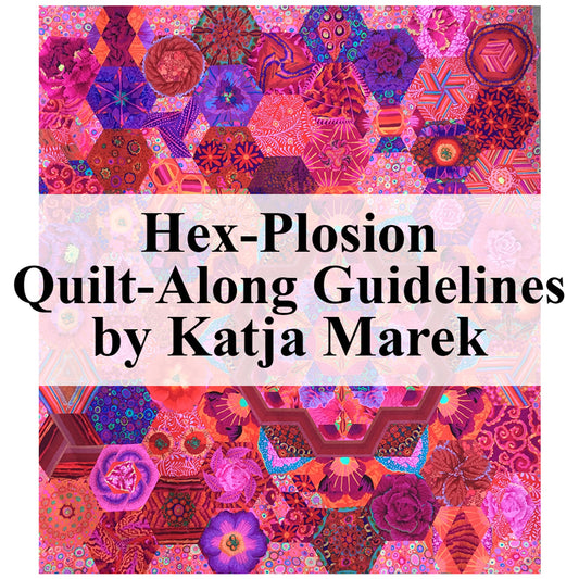 Hex-Plosion Quilt Along Guidelines by Katja Marek (Free PDF Download)