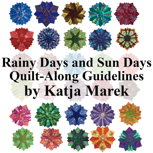 Rainy Days and Sundays Quilt Along Guidelines by Katja Marek (Free PDF Download)