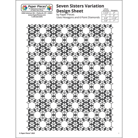 Seven Sisters Variation Design Sheet (Free PDF Download)
