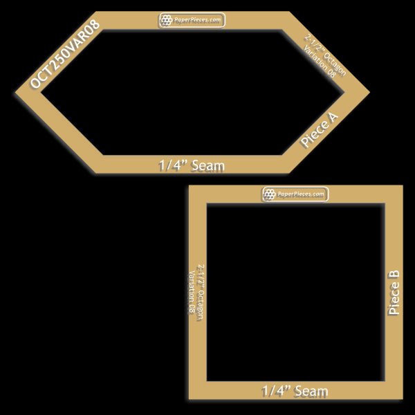 2-1/2" Octagon Variation 08