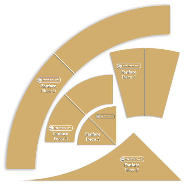 PRE-ORDER: Contrast Fanfare by Kaffe Fassett and Paper Pieces®