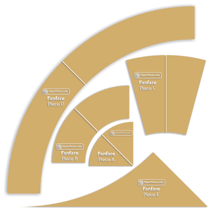 PRE-ORDER: Contrast Fanfare by Kaffe Fassett and Paper Pieces®