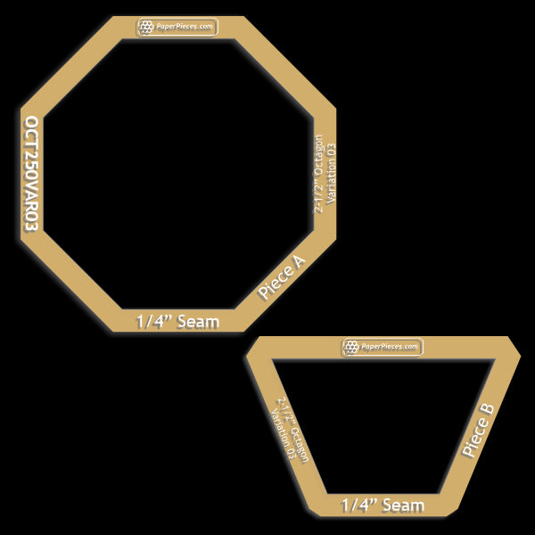 2-1/2" Octagon Variation 03