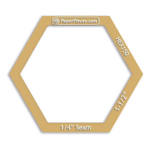 1-1/2" Hexagons