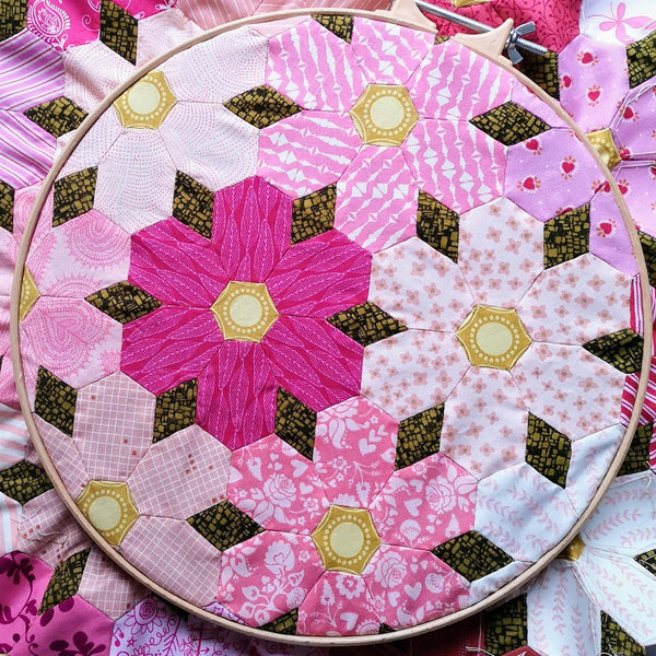 Geranium - English Paper Piecing Pattern - Flower EPP - PDF - Instant  Download