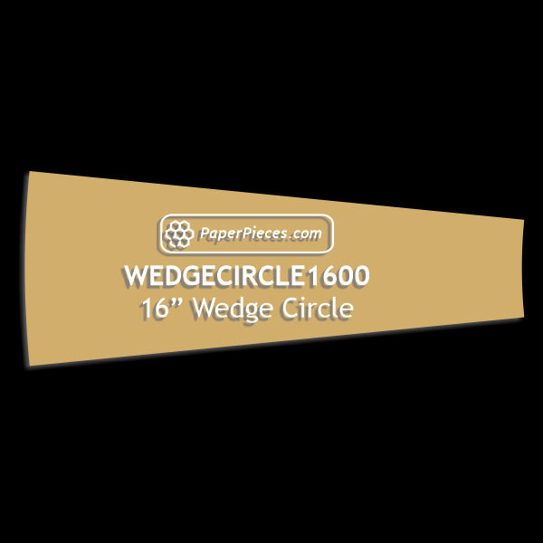 16" Wedge Circle