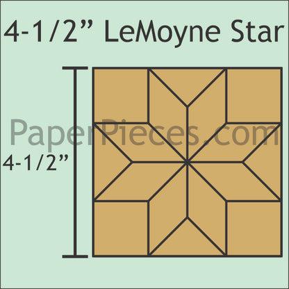 4-1/2" LeMoyne Star