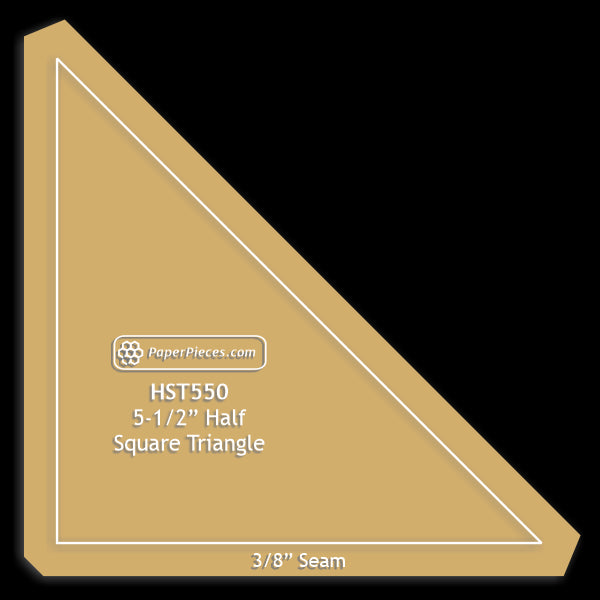 5-1/2" Half Square Triangle