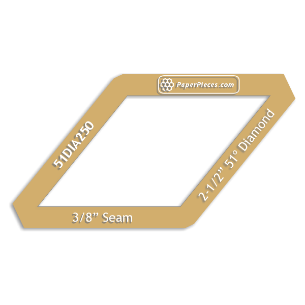 2-1/2" 51 Degree Diamond