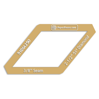 2-1/2" 51 Degree Diamond