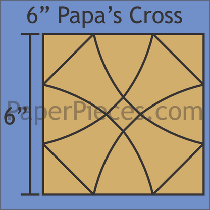 6" Papa's Cross