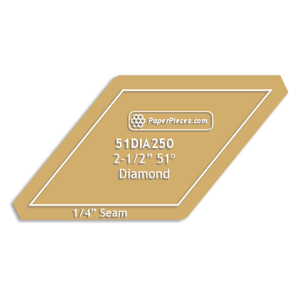 2-1/2" 51 Degree Diamond