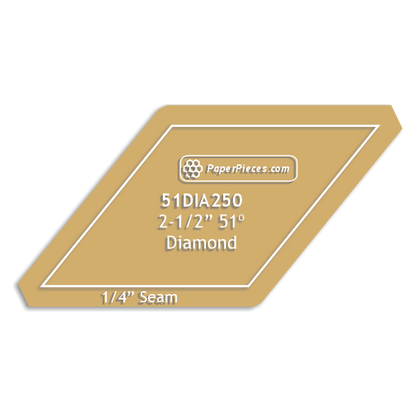 2-1/2" 51 Degree Diamond