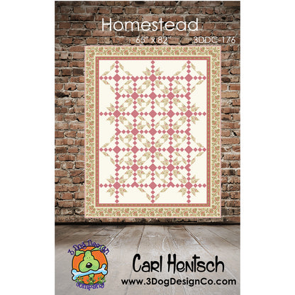 Homestead Pattern by Carl Hentsch of 3 Dog Designs