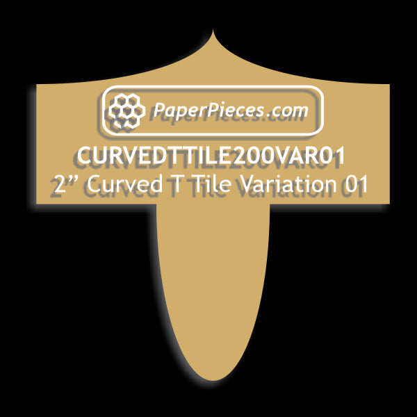 2" Curved T Tile Variation 01