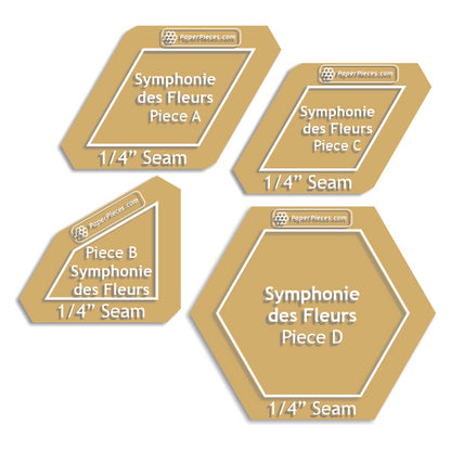 Symphonie des Fleurs from Millefiori Quilts 5 by Willyne Hammerstein