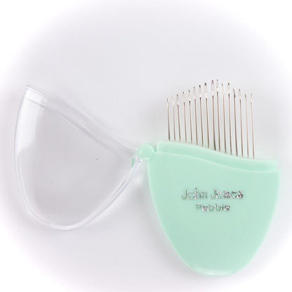 John James Pebble- Sharps. Assorted Sizes 3-9. Includes 16 Needles.