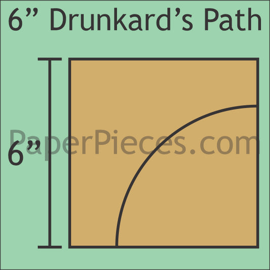 6" Drunkard's Path