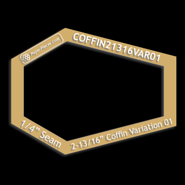 2-13/16" Coffin Variation 01