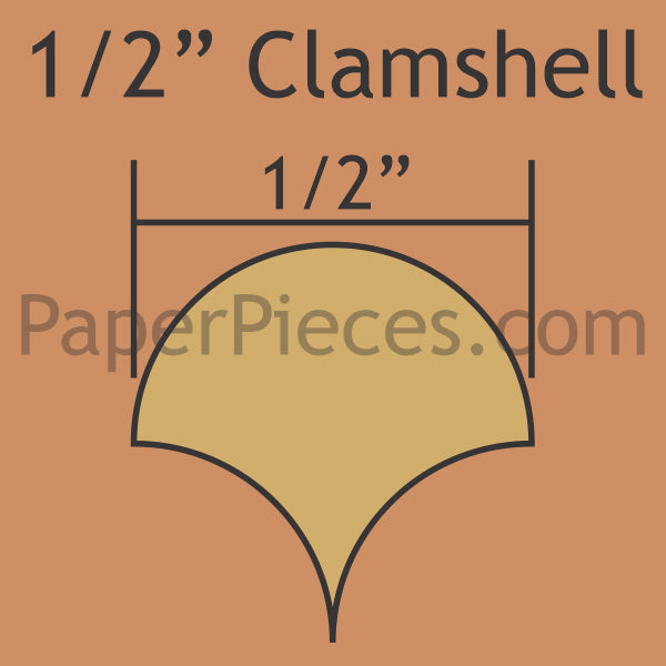 1/2" Clamshell