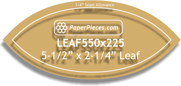 5-1/2" x 2-1/4" Leaf