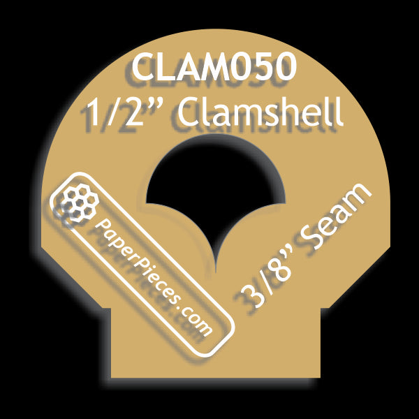 1/2" Clamshell