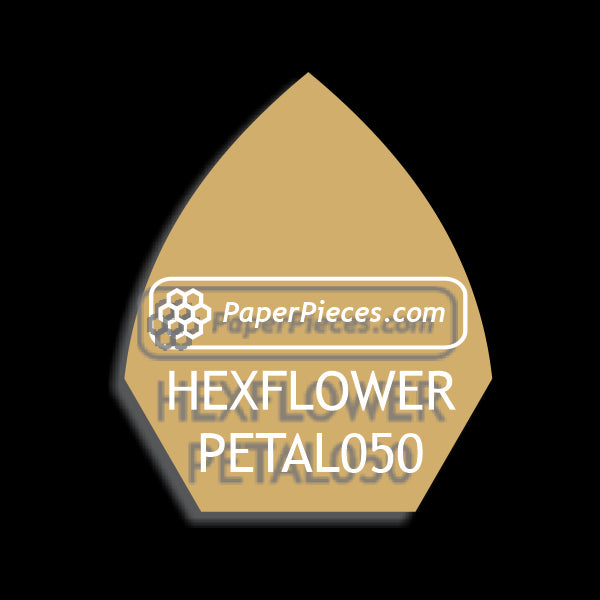 1/2" Hexagon Flower Petals