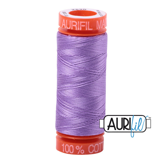 Aurifil #2520 Violet (Light Purple) 50 Wt
