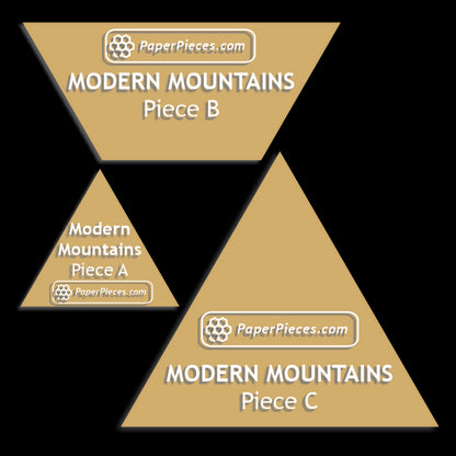 Modern Mountains by Paper Pieces®