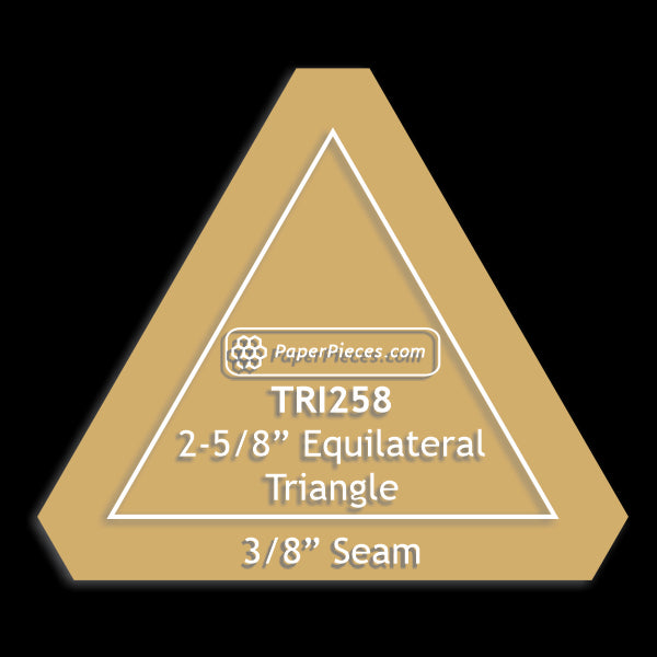 2-5/8" Equilateral Triangle