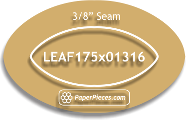 1-3/4" x 13/16" Leaf