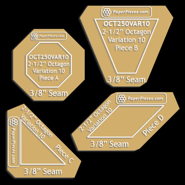 2-1/2" Octagon Variation 10